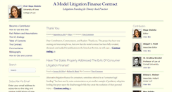 Desktop Screenshot of litigationfinancecontract.com